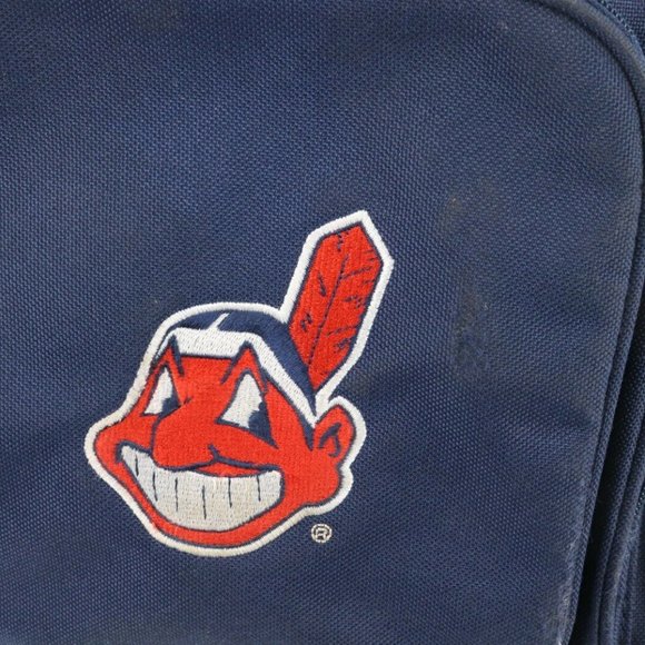 Vtg 90s Nike Cleveland Indians Chief Mini Book Bag
